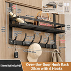 Over Door Storage Rack with Mesh Shelf 51cm | StorageOZ