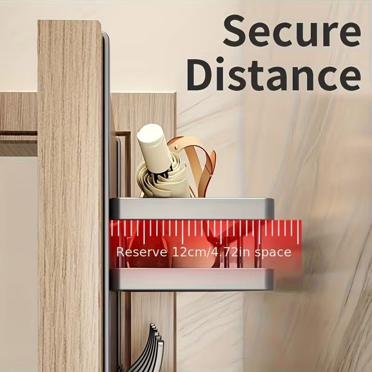 Over Door Storage Rack with Mesh Shelf 51cm | StorageOZ