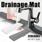 Long Silicone Sink Drain Mat Two Colours | StorageOZ