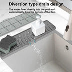 Long Silicone Sink Drain Mat Two Colours | StorageOZ