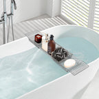 Clear Bathtub Trays Two Colours Organiser | StorageOZ