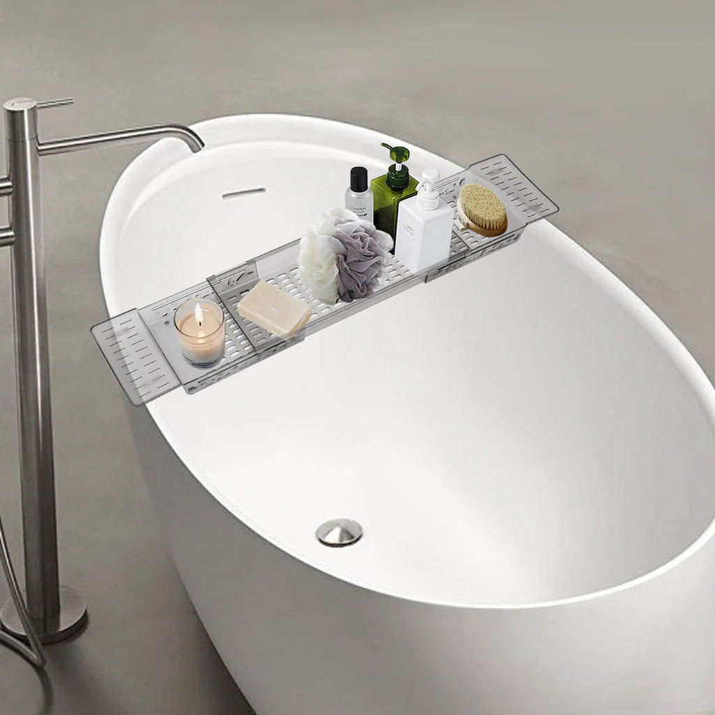 Clear Bathtub Trays Two Colours Organiser | StorageOZ