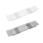 Clear Bathtub Trays Two Colours Organiser | StorageOZ