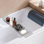 Clear Bathtub Trays Two Colours Organiser | StorageOZ