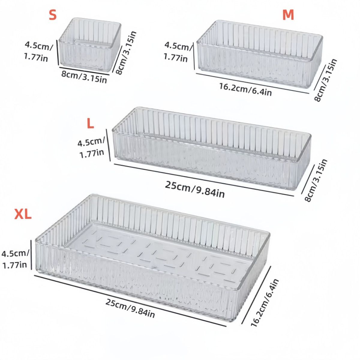 10 Pcs Drawer Organiser Tray Set Organiser | StorageOZ