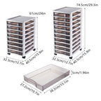 Clear Drawer Tower 8 or 10 Layers Organiser | StorageOZ