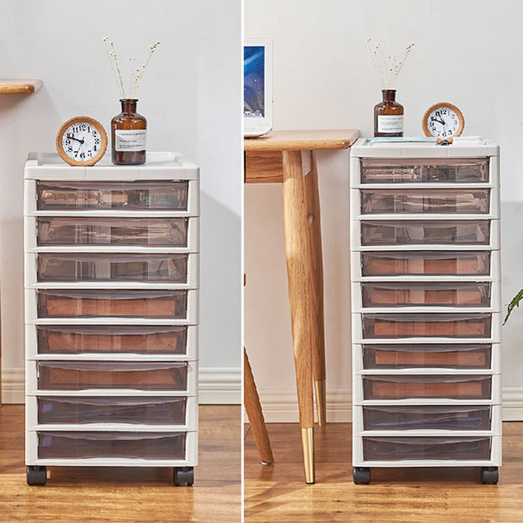 Clear Drawer Tower 8 or 10 Layers Organiser | StorageOZ