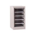 Clear Front File Cabinet Two Heights Set | StorageOZ