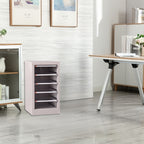 Clear Front File Cabinet Two Heights Set | StorageOZ