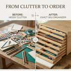 8 Slot Drawing Tool Storage Box Organiser | StorageOZ