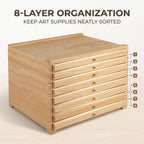 8 Slot Drawing Tool Storage Box Organiser | StorageOZ