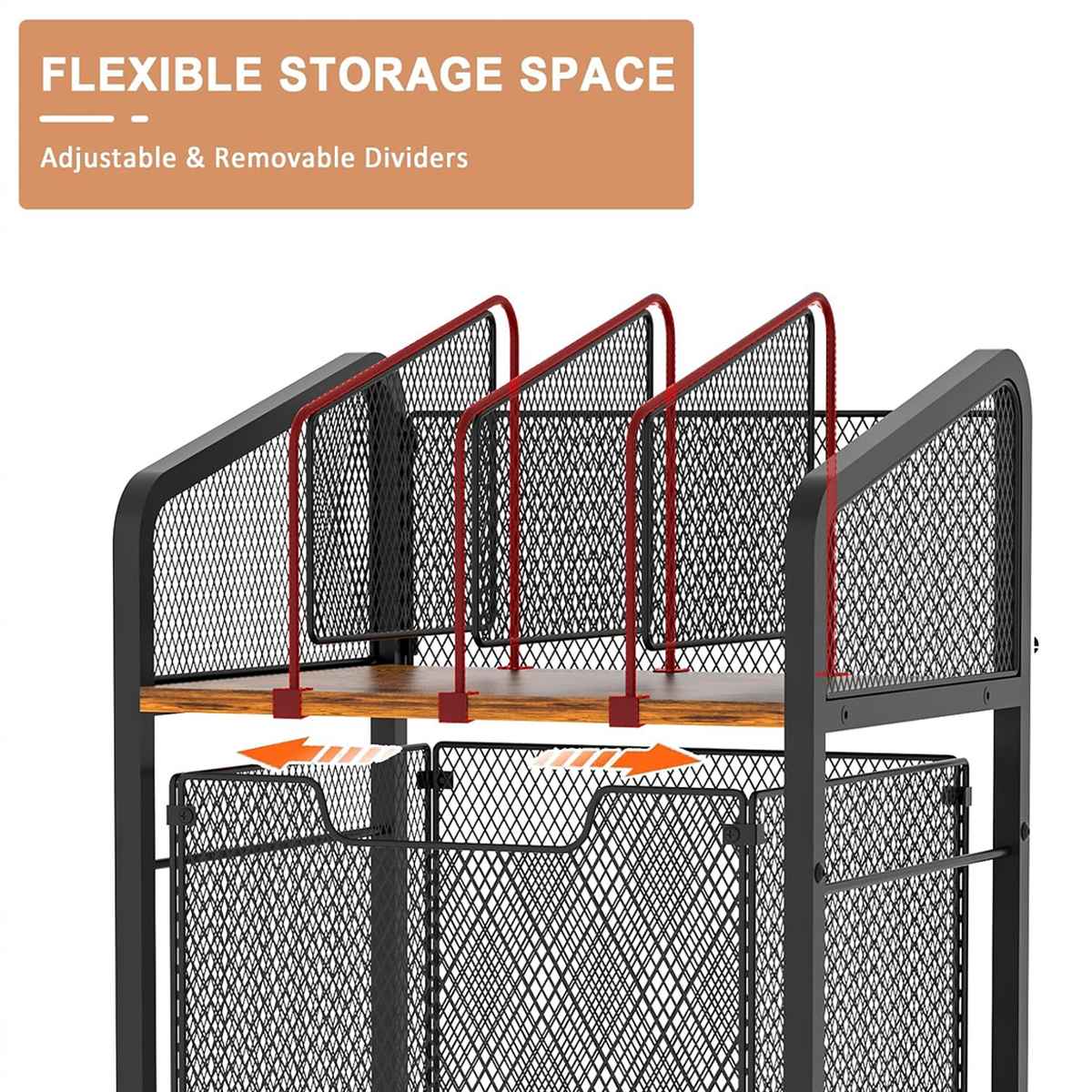 Black File Cabinet Desk Storage Organiser | StorageOZ