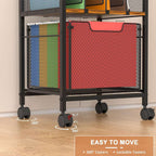 Black File Cabinet Desk Storage Organiser | StorageOZ