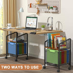 Black File Cabinet Desk Storage Organiser | StorageOZ