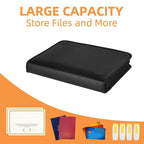 Black Fireproof File Document Bag Organiser | StorageOZ