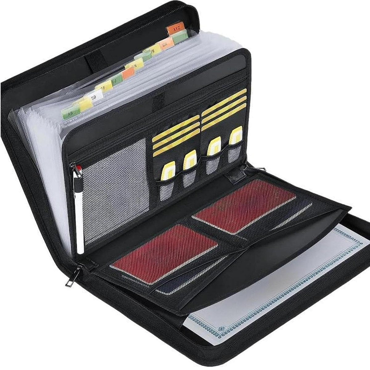Black Fireproof File Document Bag Organiser | StorageOZ