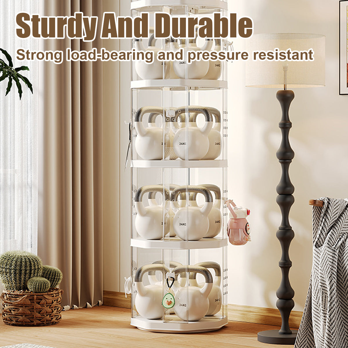 Swivel Bookshelves Two Sizes Home Organiser | StorageOZ