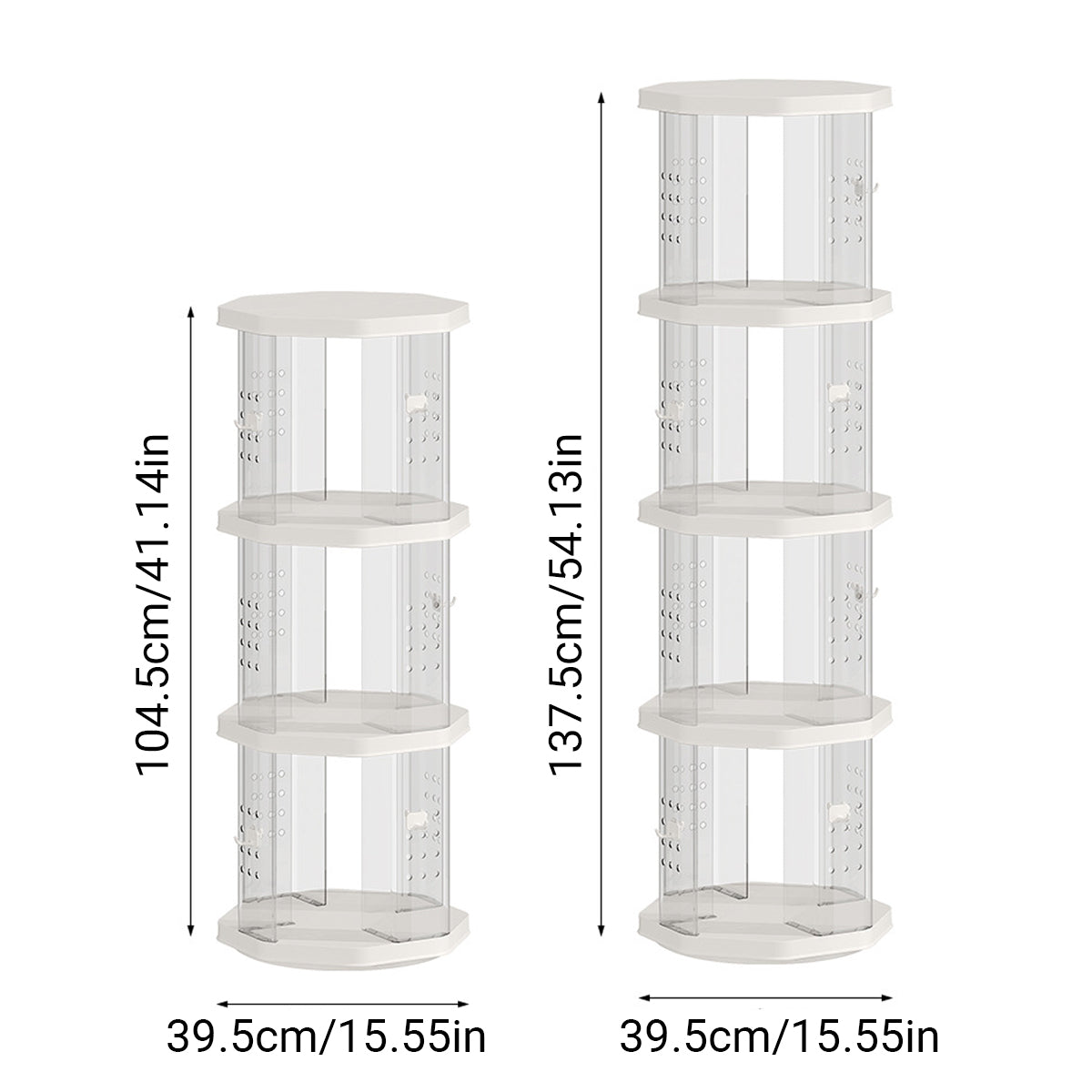 Swivel Bookshelves Two Sizes Home Organiser | StorageOZ