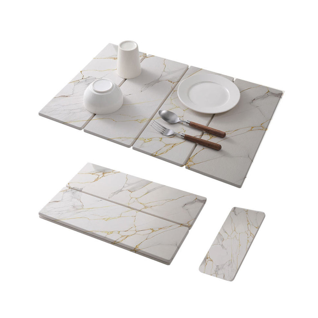 Foldable Diatom Dish Mat Two Colours Set | StorageOZ