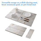 Foldable Diatom Dish Mat Two Colours Set | StorageOZ