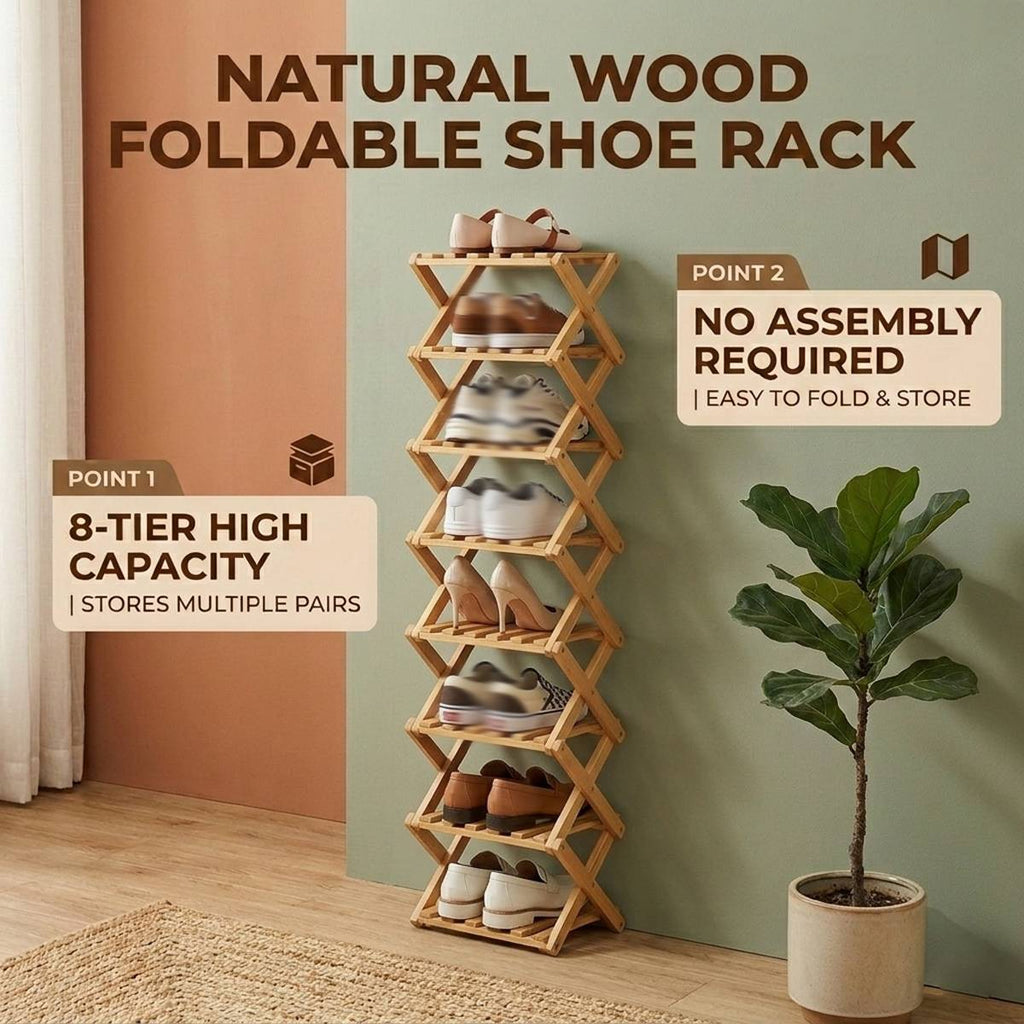 8 Tier Home Shoe Storage Rack Home Organiser Set | StorageOZ