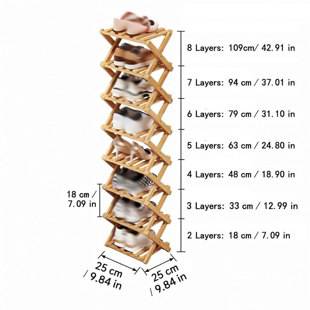 8 Tier Home Shoe Storage Rack Home Organiser Set | StorageOZ