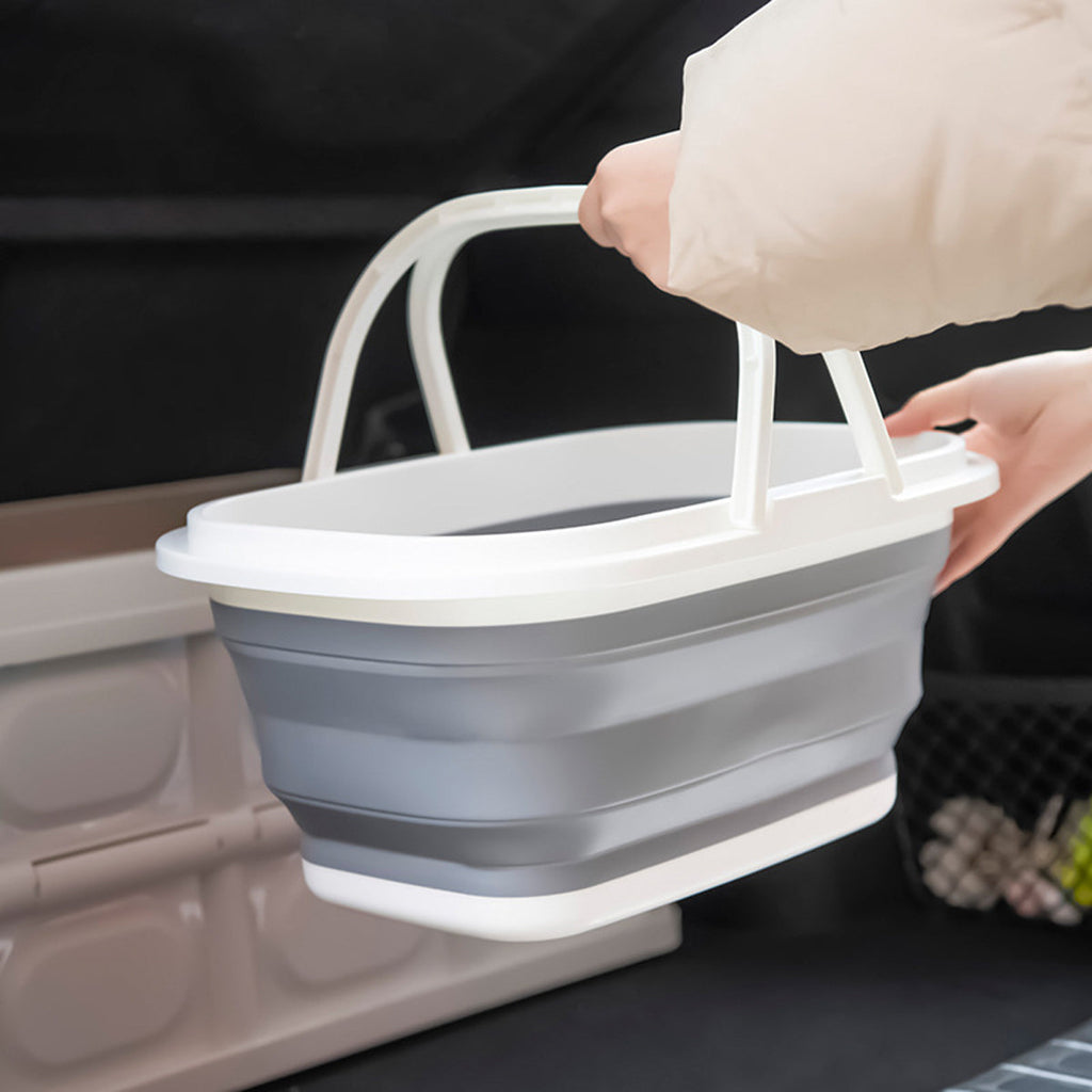 Foldable Hand Storage Basket Two Colours | StorageOZ