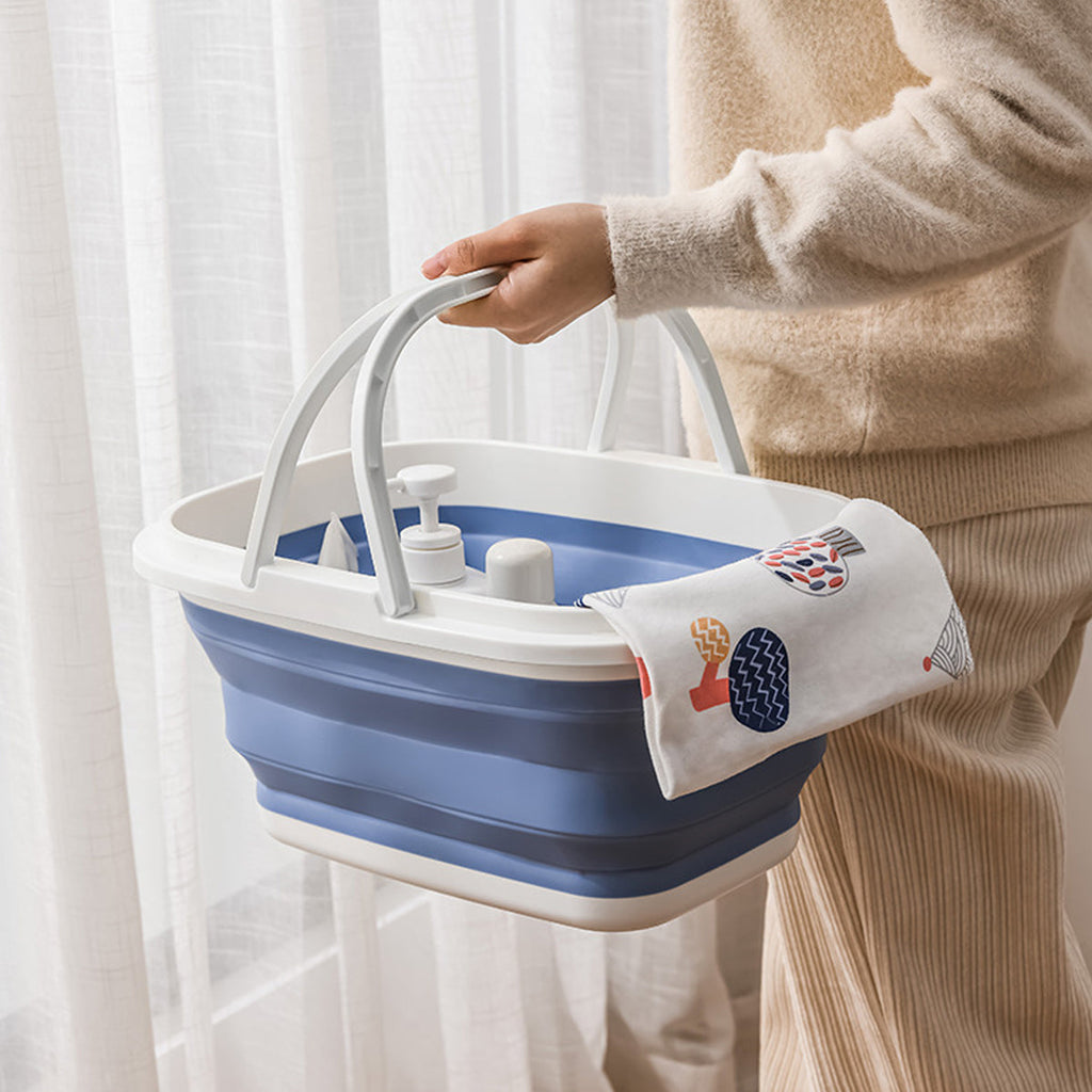 Foldable Hand Storage Basket Two Colours | StorageOZ