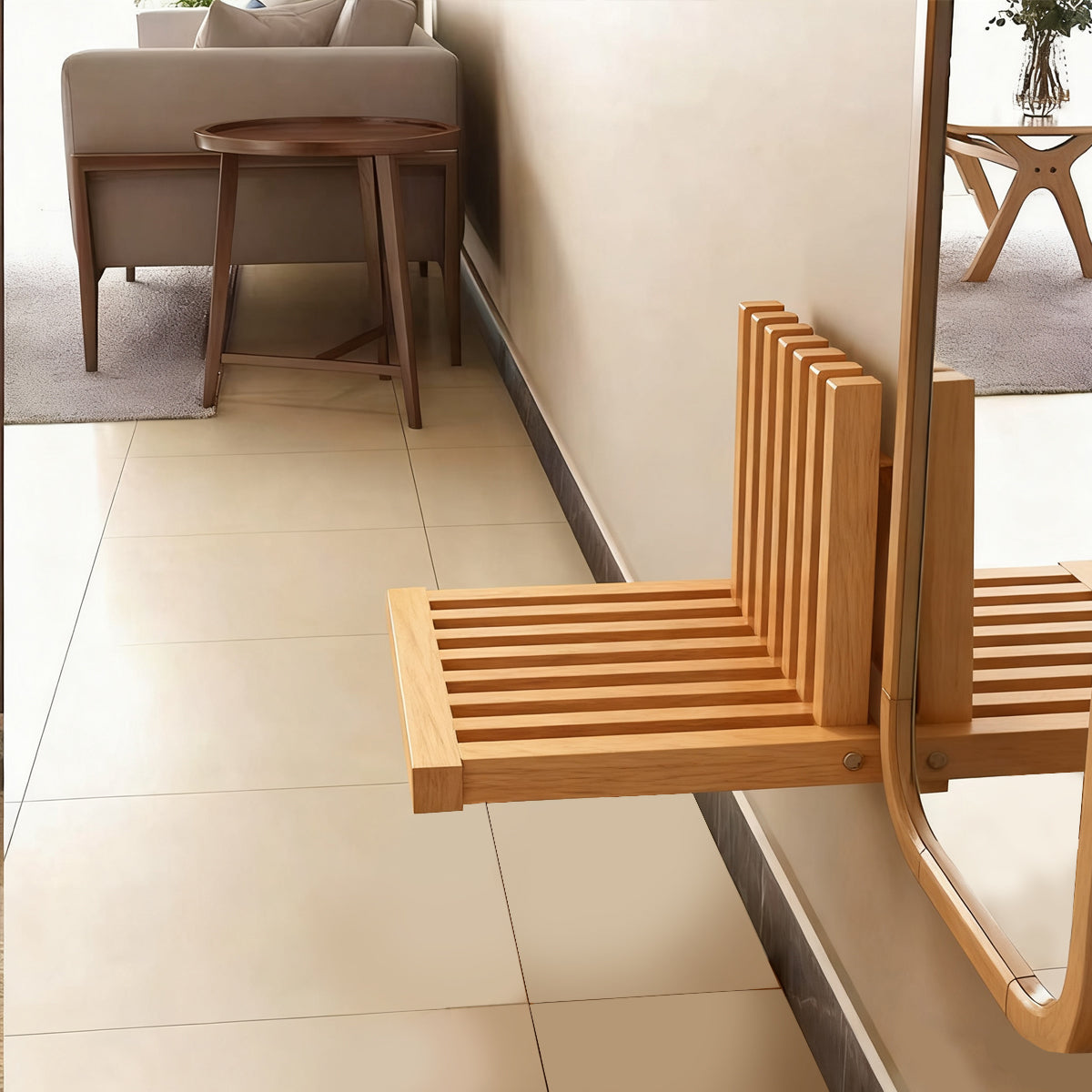 Folding Shoe Stools Two Colours Organiser | StorageOZ