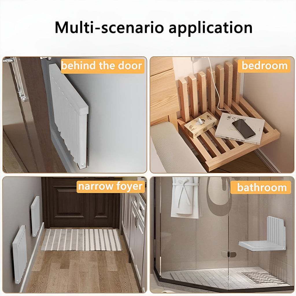 Folding Shoe Stools Two Colours Organiser | StorageOZ