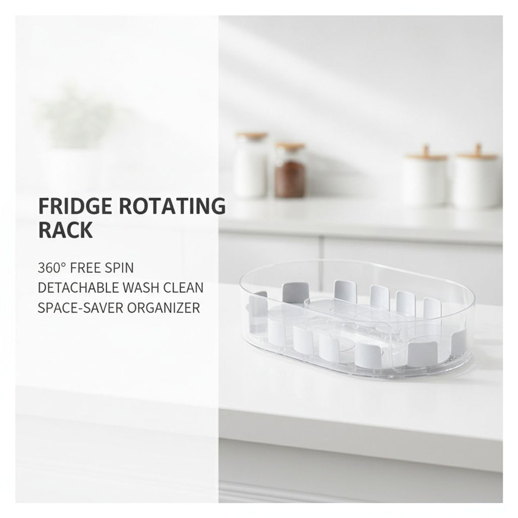 Fridge Rotating Condiment Rack Organiser | StorageOZ