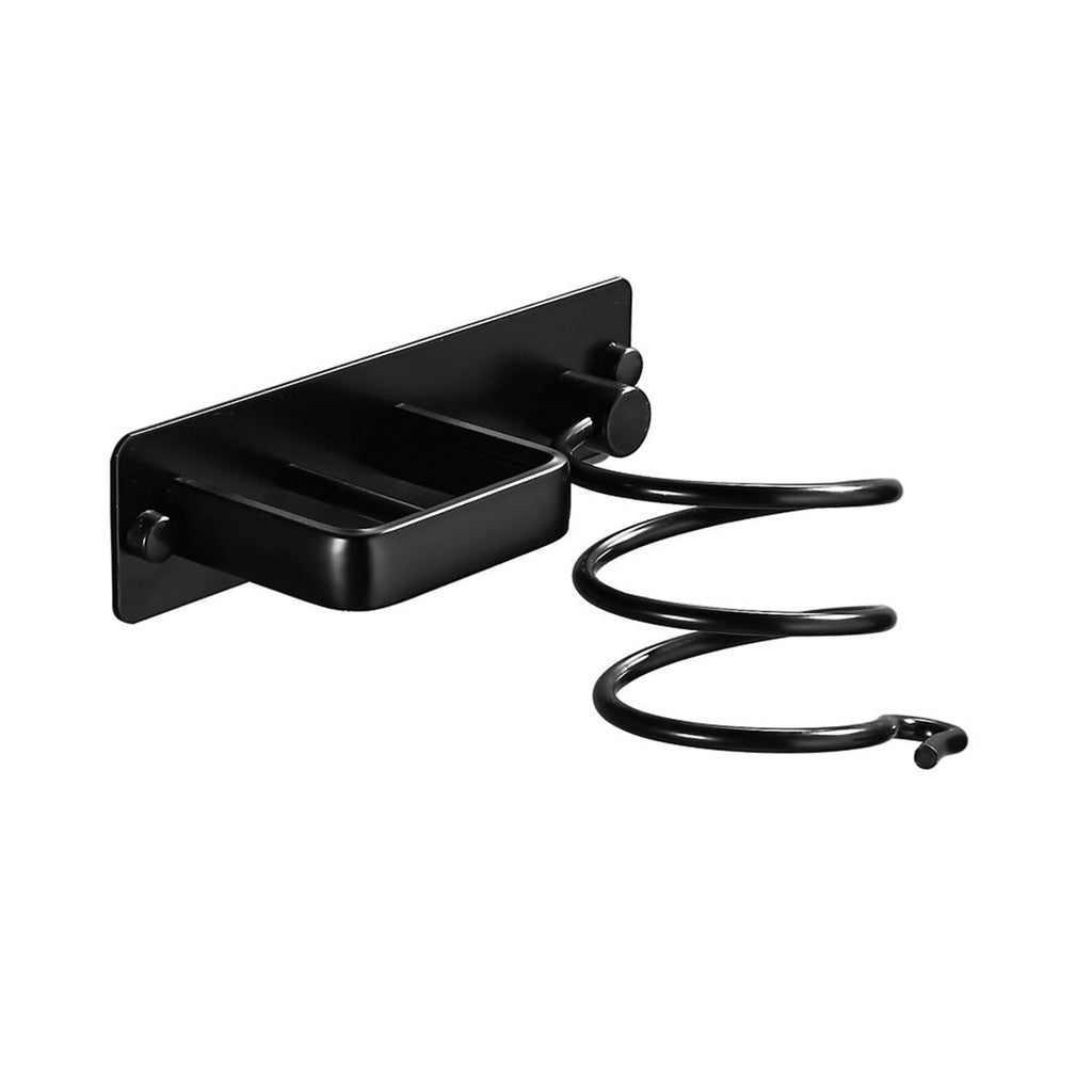 Wall Hair Dryer Holder Two Finishes Rack | StorageOZ