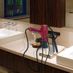Wall Hair Dryer Holder Two Finishes Rack | StorageOZ