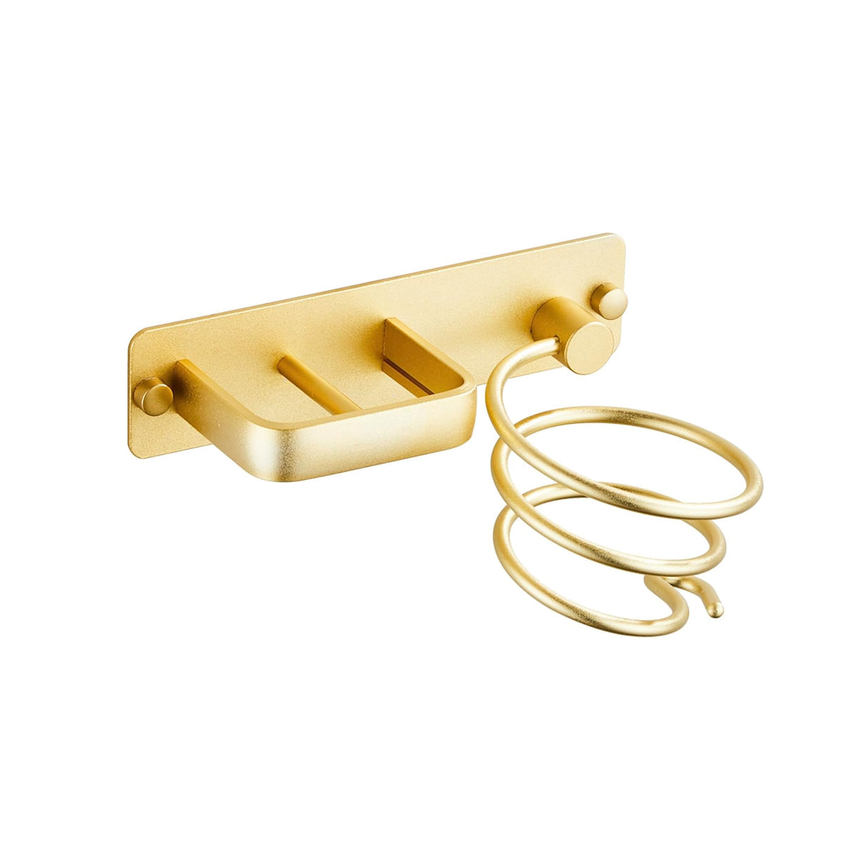 Wall Hair Dryer Holder Two Finishes Rack | StorageOZ