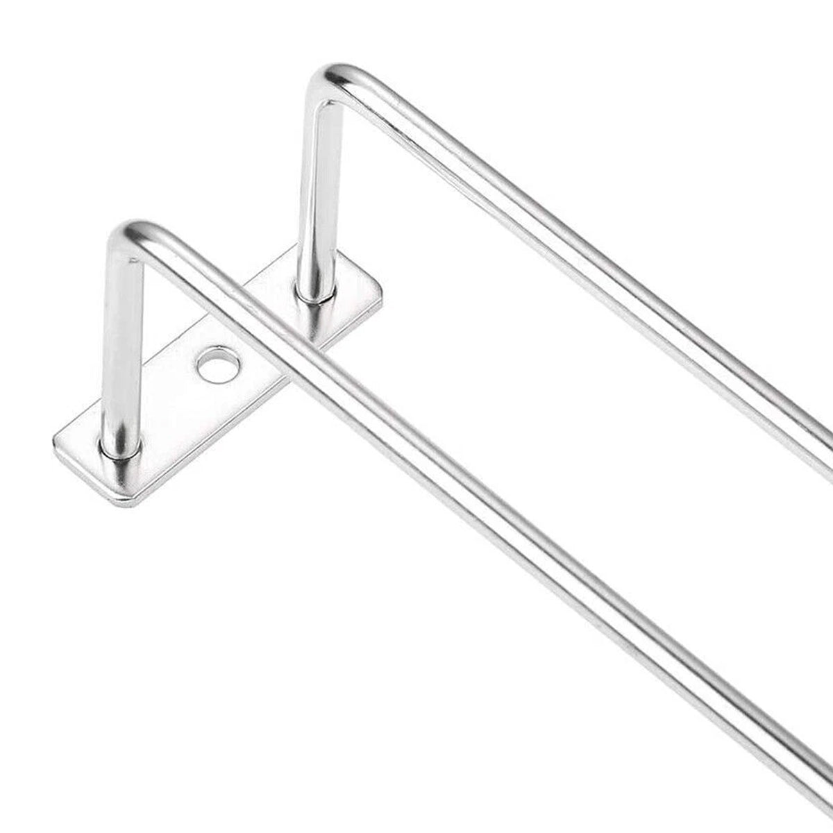 Under Cabinet Wine Glass Holder Steel Rack | StorageOZ