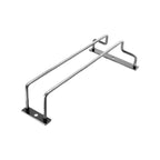 Under Cabinet Wine Glass Holder Steel Rack | StorageOZ