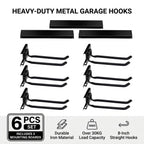 6 Pcs Wall Hook Set Home Storage Organiser | StorageOZ