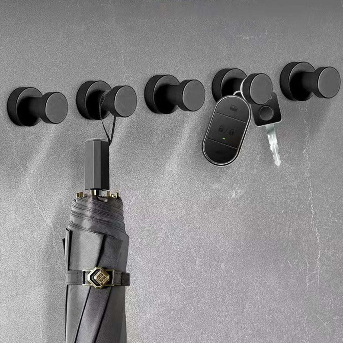 Stainless Wall Hooks Three Colours Organiser | StorageOZ