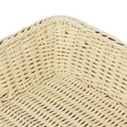 6 Pcs Cream Rattan Style Baskets Set Set | StorageOZ