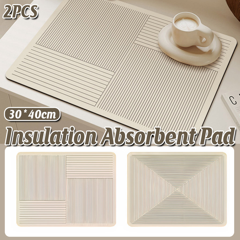 2 Pcs Absorbent Kitchen Pads 30x40 Two Types | StorageOZ