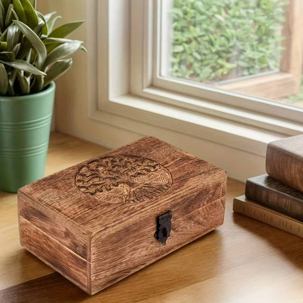 Wood Look Jewellery Storage Box Organiser | StorageOZ