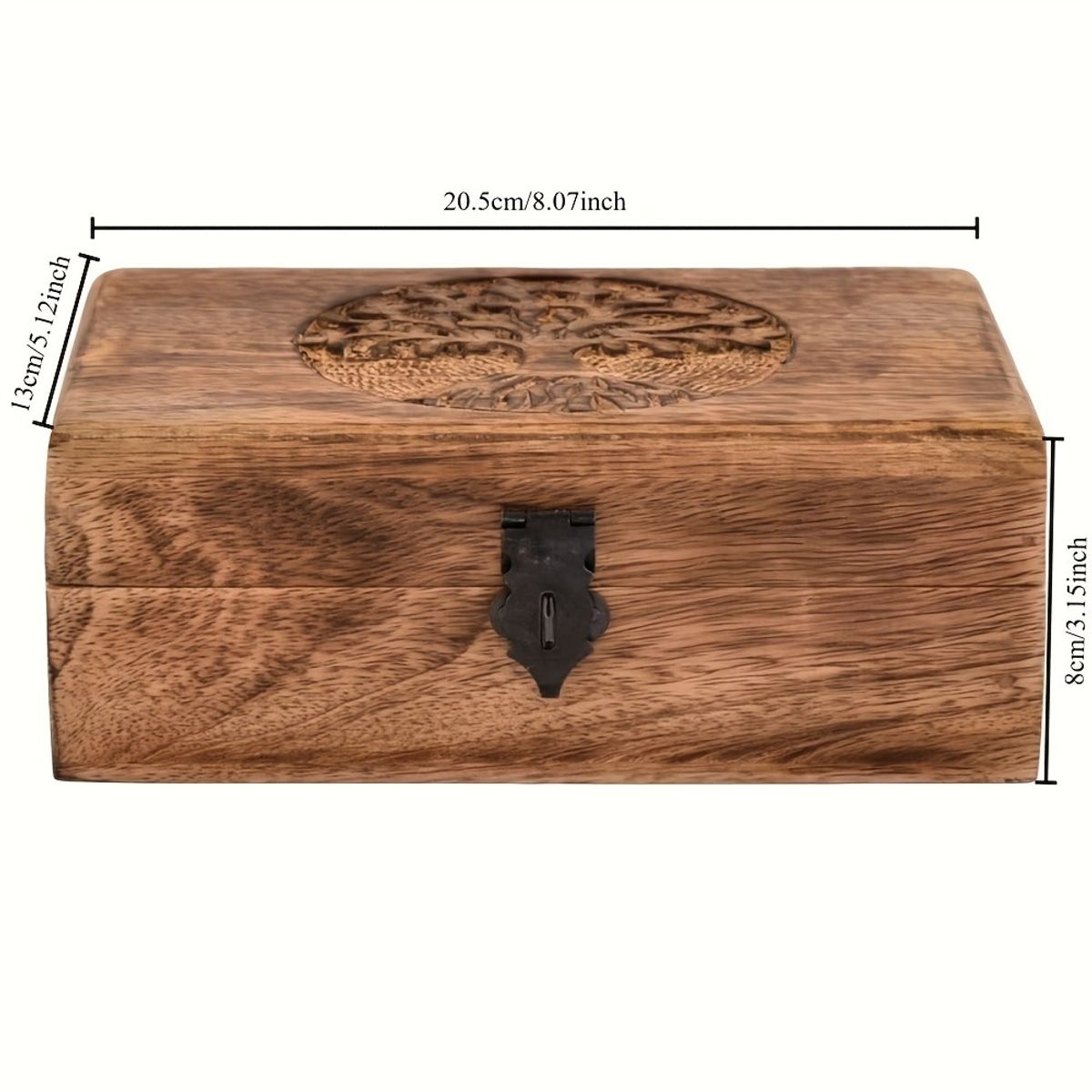Wood Look Jewellery Storage Box Organiser | StorageOZ