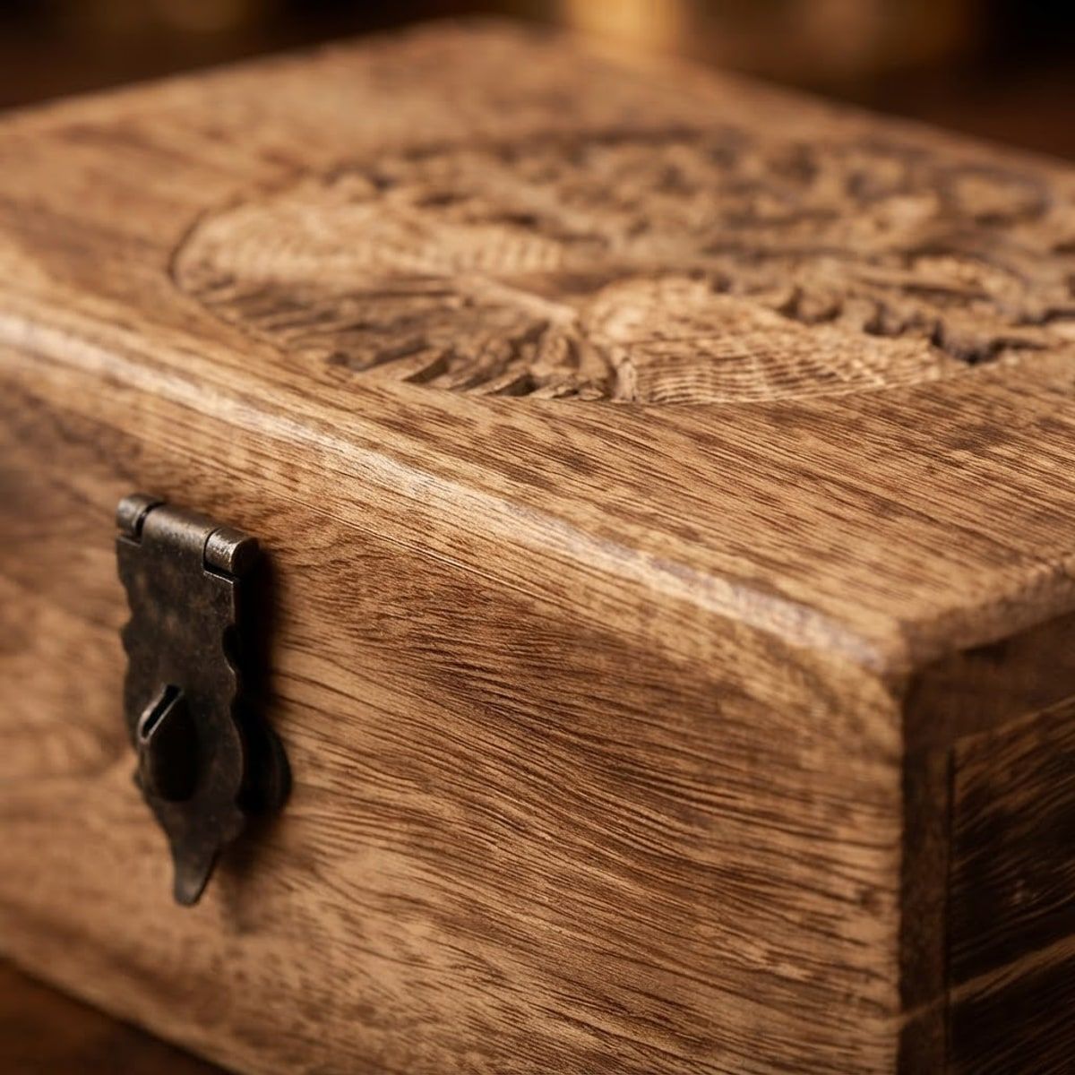 Wood Look Jewellery Storage Box Organiser | StorageOZ