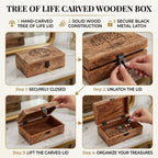 Wood Look Jewellery Storage Box Organiser | StorageOZ