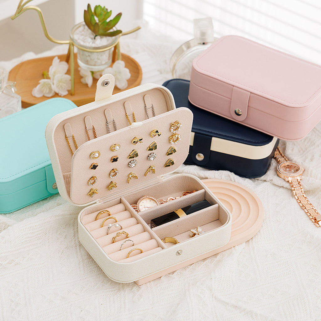 Portable Jewellery Travel Box Two Colours | StorageOZ