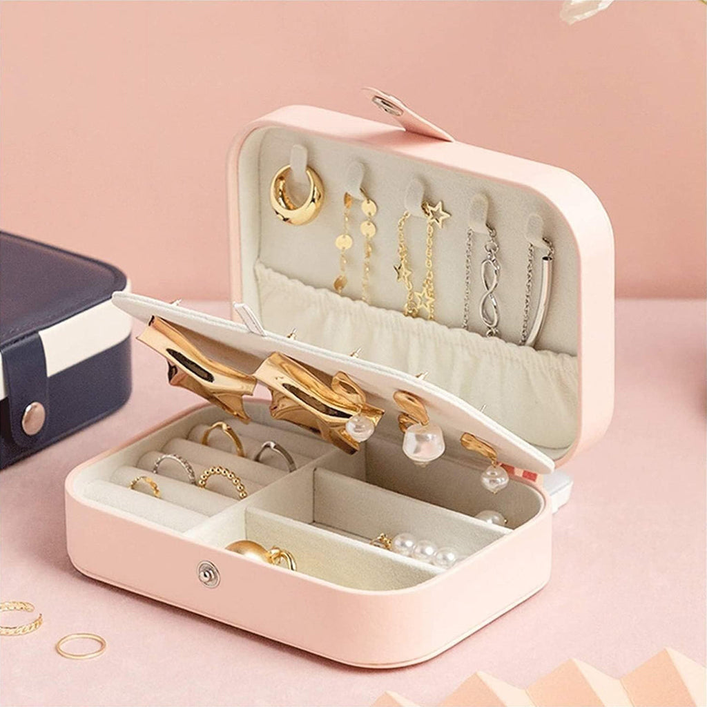 Portable Jewellery Travel Box Two Colours | StorageOZ