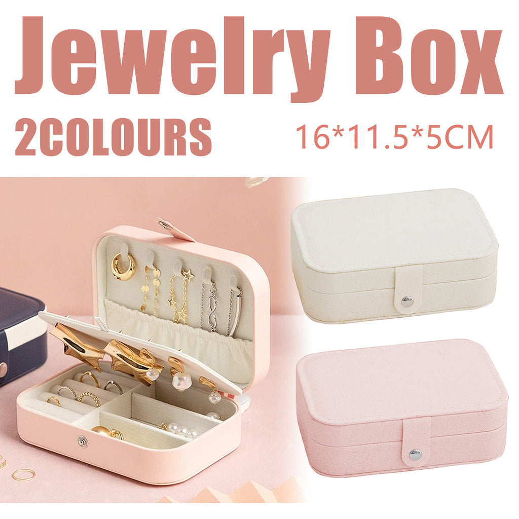 Portable Jewellery Travel Box Two Colours | StorageOZ