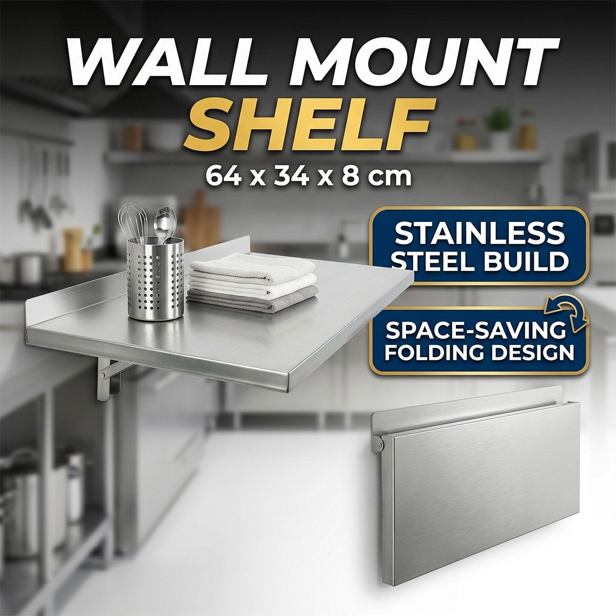 Kitchen Counter Storage Shelf Rack Organiser | StorageOZ