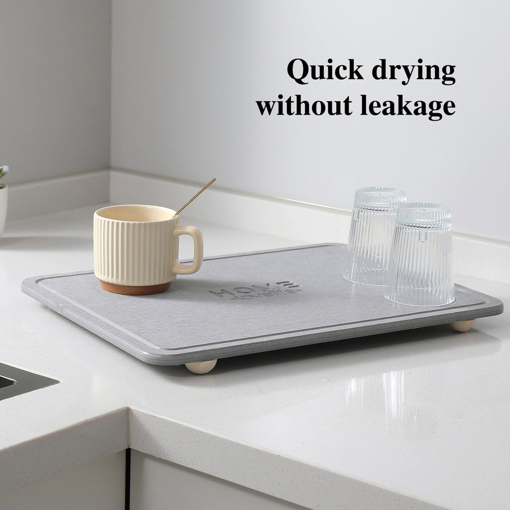 Rectangular Diatom Drain Mat Two Colours | StorageOZ