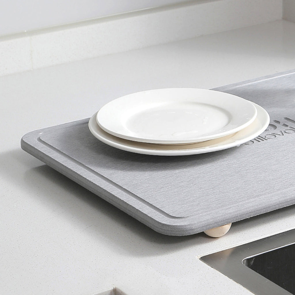 Rectangular Diatom Drain Mat Two Colours | StorageOZ